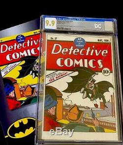 NEW Detective Comics #27 CGC 9.9 Mint PURE 35g Silver Foil Batman Collector DEAL