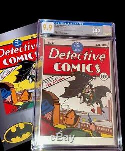NEW Detective Comics #27 CGC 9.9 Mint PURE 35g Silver Foil Batman Collector DEAL