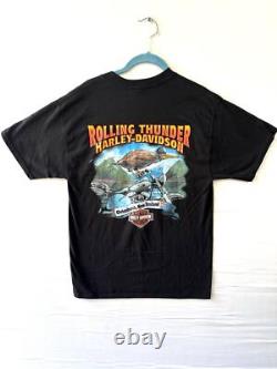 NEW Harley Davidson Rolling Thunder Christchurch New Zealand Shirt M Mens