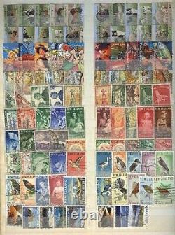 NEW ZEALAND 1500 ALL DIFFERENT USED COLLECTION BARGAIN (x5) SPECIAL OFFER