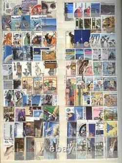 NEW ZEALAND 1500 ALL DIFFERENT USED COLLECTION BARGAIN (x5) SPECIAL OFFER