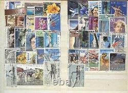 NEW ZEALAND 1500 ALL DIFFERENT USED COLLECTION BARGAIN (x5) SPECIAL OFFER