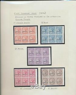 NEW ZEALAND 1873/93 Sidefaces +Adverts Cancelled M&U Collection(800+)GM22