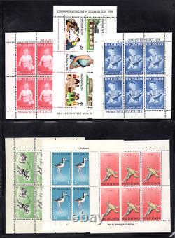 NEW ZEALAND 1950s-1960s COLLECTION OF 30 DIFFERENT SOUVENIR SHEETS