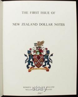 NEW ZEALAND 1967 Reserve Bank of New Zealand book with SPECIMENS. Very rare SET