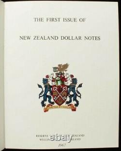 NEW ZEALAND 1967 Reserve Bank of New Zealand book with SPECIMENS. Very rare SET