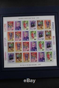 NEW ZEALAND 37x Limited Edition Books 1994-2015 Stamp Collection RARE 3 Box