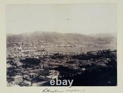NEW ZEALAND Album of 17 Albumen Studio Photographs of New Zealand. Ca. 1880s