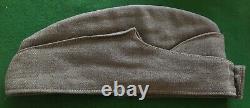 NEW ZEALAND Army 2nd NZEF WW2 era SIDE CAP Uniform Hat Enlisted Rank SUPERB COND