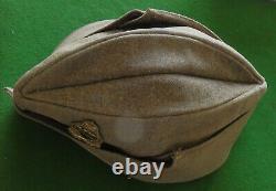 NEW ZEALAND Army 2nd NZEF WW2 era SIDE CAP Uniform Hat Enlisted Rank SUPERB COND