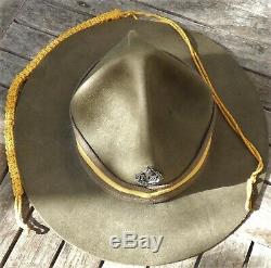 NEW ZEALAND Army PAY CORPS Officer CAMPAIGN HAT Lemon Squeezer WW2 Kiwi ANZAC