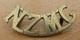 NEW ZEALAND MACHINE GUN Shoulder Title EXCEPTIONALLY RARE Brass N. Z. M. G. Variant