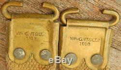 NEW ZEALAND Patt 1908 Webbing LEE ENFIELD Rifle SLING Dated 1916 By Wrights Ltd