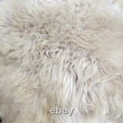 NEW ZEALAND SHEEPSKIN COVERS / OPFF WHITE / EXTRA LARGE / 24 x 24 / SET of TWO