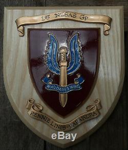 NEW ZEALAND Special Air Service 1st NZSAS GROUP RENNIE LINES SAS Wall Plaque