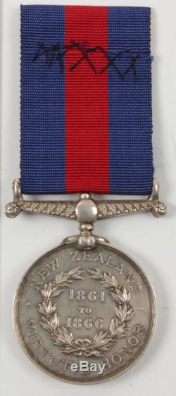 NEW ZEALAND War Medal dated 1861 to 1866 on reverse to an Australian
