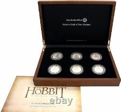 NZ 2012 The Hobbit An Unexpected Journey Silver Coin Set! Rare