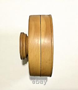 NZ KAURI Very Large Lidded Bowl 11.5 in Handcrafted Turned Bowl Art MUST SEE