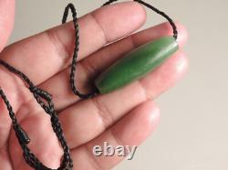 NZ MAORI Pounamu Greenstone Dean Hetherington Nephrite Green KAHURANGI Jade Bead