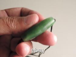 NZ MAORI Pounamu Greenstone Dean Hetherington Nephrite Green KAHURANGI Jade Bead