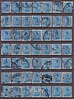 NZ MASSIVE COLLECTION of 100+ KGV'ADMIRALS' 2/- Blue & 3/- Mauve (CV $13,000+)