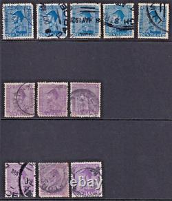 NZ MASSIVE COLLECTION of 100+ KGV'ADMIRALS' 2/- Blue & 3/- Mauve (CV $13,000+)