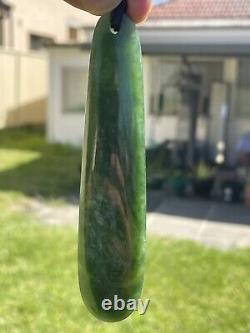 NZ Nephrite Maori Greenstone Pounamu Des TRANSLUCENT MARSDEN FLOWER JADE Pendant
