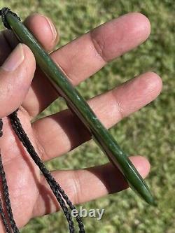 NZ Nephrite Maori Greenstone Pounamu Des TRANSLUCENT MARSDEN FLOWER JADE Pendant
