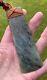 N Jerry 4.8 Nz Totoweka Pounamu Greenstone Jade Engraved Maori Hei Toki Adze