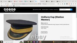 N. Z. R. New Zealand RAILWAY Locomotive Driver's Uniform Cap Vintage RAILROAD HAT