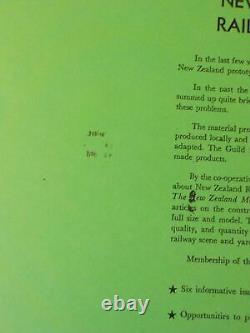 N. Z. Railway Planbook 1 New Zealand Model Railway Guild spiral bound