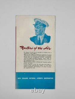 Nac New Zealand National Airways Corporation Vintage 1 Million Miles Brochure