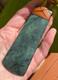 Nathan Jerry Rare Nz Pounamu Patterned Blue Serpentine 4 Maori Hei Toki Adze