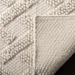 Natura Collection Runner Rug 2'3 x 6', Ivory & Beige, Handmade New Zealand