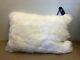 Natures Collection New Zealand Sheepskin Ivory Pillow 14 x 24