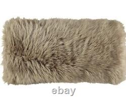 Natures Collection New Zealand Sheepskin Large Taupe Pillow