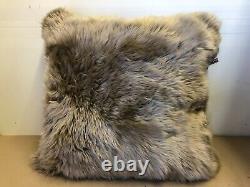 Natures Collection New Zealand Sheepskin Pillow Taupe