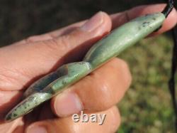 Nephrite Maori JADE Greenstone Pounamu DESs New Zealand Medium KOKOPU HEI TIKI