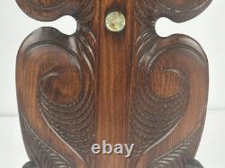 New Zealand 15 Replica Carved Kotiate Hand Club-Brown Wooden Decor