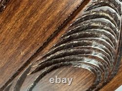 New Zealand 15 Replica Carved Kotiate Hand Club-Brown Wooden Decor