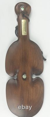 New Zealand 15 Replica Carved Kotiate Hand Club-Brown Wooden Decor