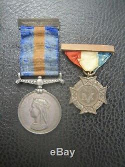 New Zealand 1870 Medal And Nzeva Pair 1st Waikato Regiment Enlisted Australia