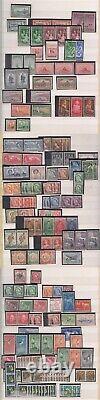 New Zealand 1878-1990 Better Collection On 12 Double Stock Pages Key Values+