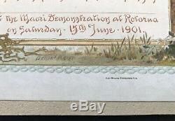New Zealand 1901 Printed Royal Invitation to the Maori Demonstration at Rotorua