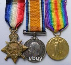 New Zealand 1914-15 Star Trio medals to Otago Mounted Rifles