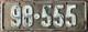 New Zealand 1929-30 National Series license plate