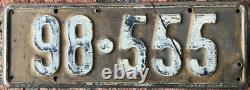 New Zealand 1929-30 National Series license plate