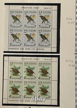 New Zealand 1959-1975 Fantastic BIRD Birds Collection MNH CV $200+