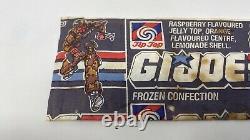 New Zealand 1987 G. I. Joe RARE Tip Top Ice Cream popsicle Wrapper Wow very rare