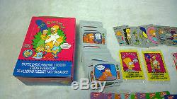 New Zealand 1991+ Simpsons Trading Card Lot + Box Regina James Griffins + More